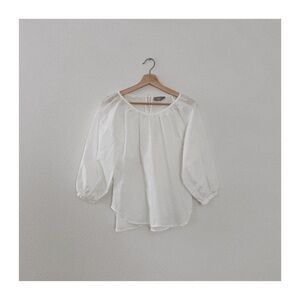 everlane the ruched air blouse